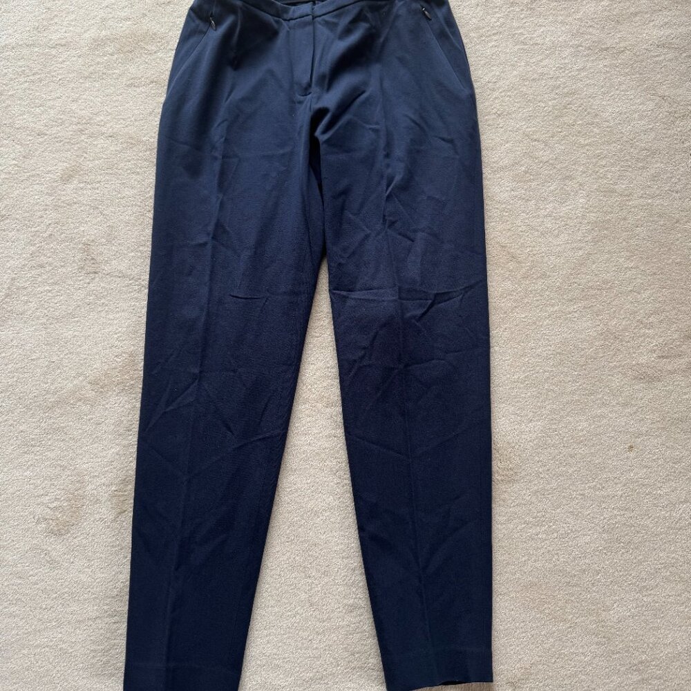 NWOT Size 4 Elie Tahari Navy Slacks